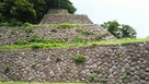 辰巳櫓跡の石垣…