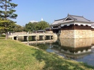 広島城二の丸の表御門・平櫓…