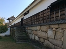 広島城二の丸の多聞櫓の場内側…