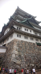 雨の名古屋城