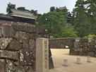 松江城にて