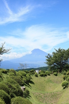 山中城から見える富士山…