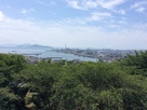 安芸亀居城　本丸からの眺め…