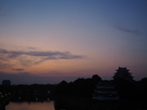 名古屋の夜明け…