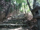 千早城・千早神社への階段通路……