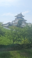 夏の掛川城