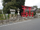 神社参道入り口…