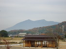 小田城から見た筑波山…