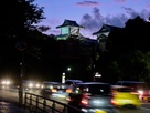 夕暮れ時の石川櫓…