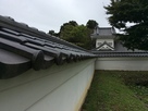 仙台城 太鼓土塀越しに見る大手隅櫓…