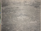 昭和30年代の田中城跡の空撮写真…