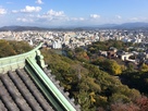 和歌山城天守から見た風景…