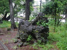 富士浅間神社の狛犬…
