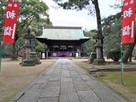 本丸跡に鎮座する篠山神社…