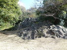 丸亀城かぶと岩…