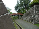 石垣の残る盛岡城跡…