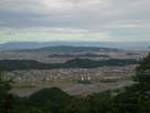 安倍川、静岡市街地を望む…
