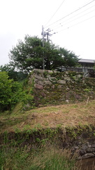 秋月城　櫓跡石垣
