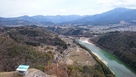 天守から見た木曽川上流の風景…