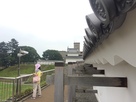 城内から見た富士見櫓…
