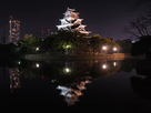 天守水鏡◆広島夜城…