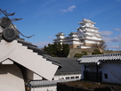 姫路城、蒼天の白鷺…