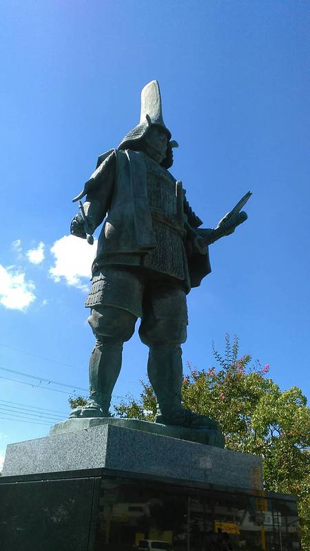 蒲生氏郷公の銅像
