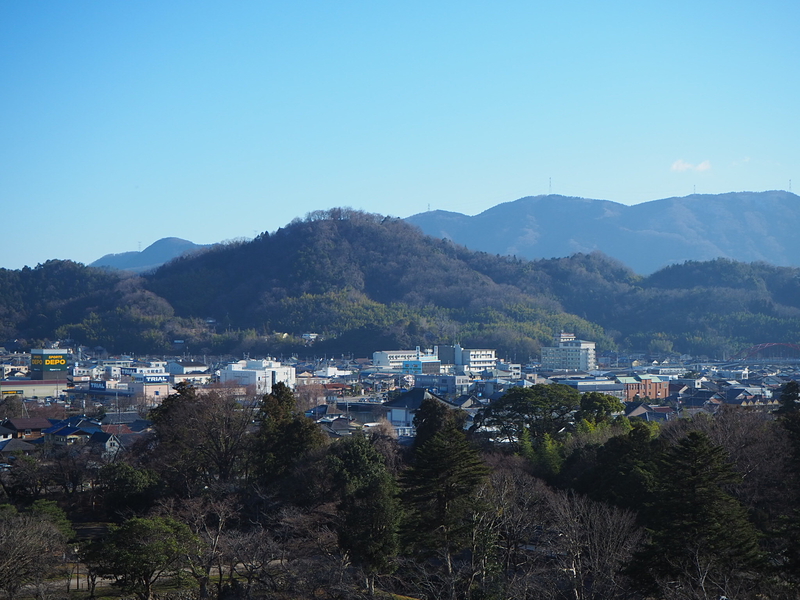 佐和山城跡(天秤櫓内から)