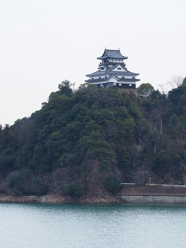 犬山城と木曽川(ライン大橋北端から)