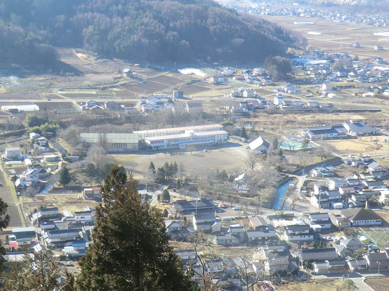 田口城の展望台から見たところ