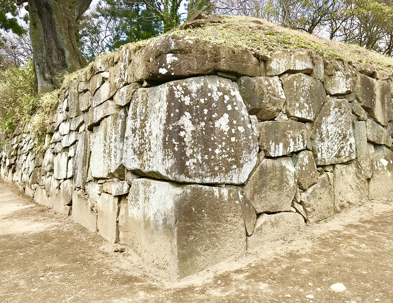 西櫓台の石垣
