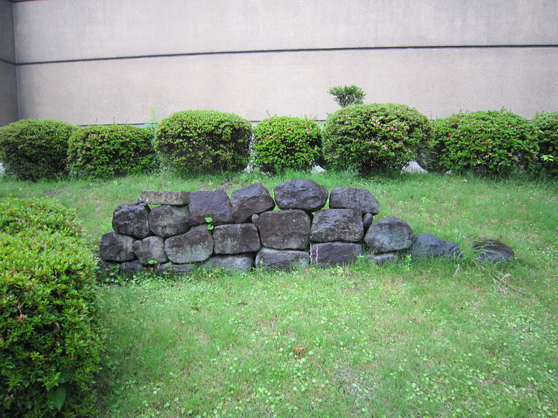 二本松藩丹羽家上屋敷跡出土の石垣石材