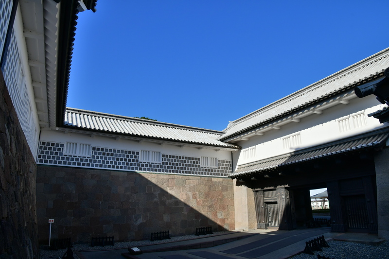 桝形内より石川門二の門