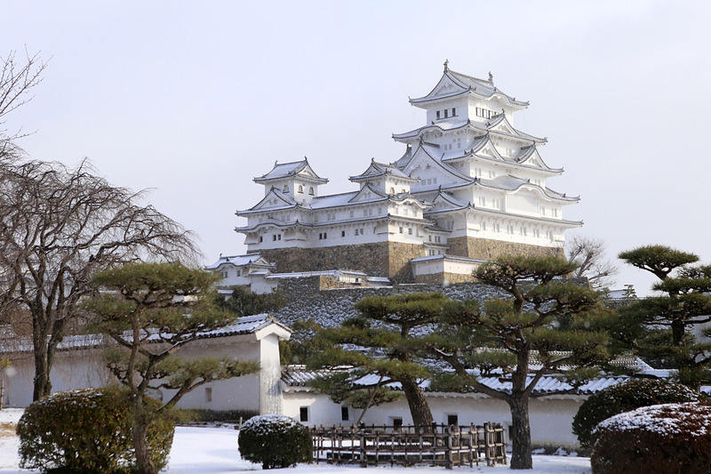 姫路城の写真 冬の姫路城 攻城団