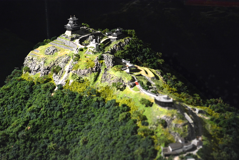 岐阜城のジオラマ模型