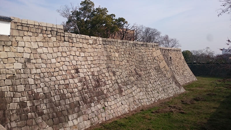 桜門 向かって右側の石垣