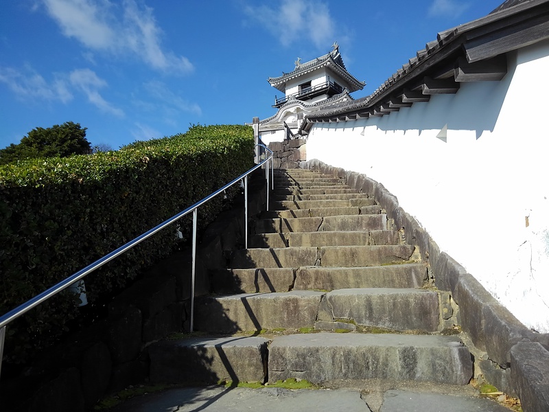 掛川城　登る