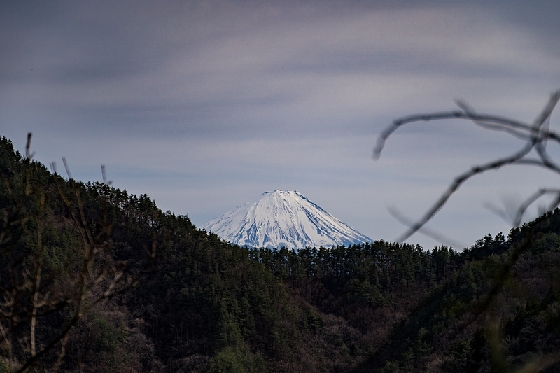振り返れば霊峰富士