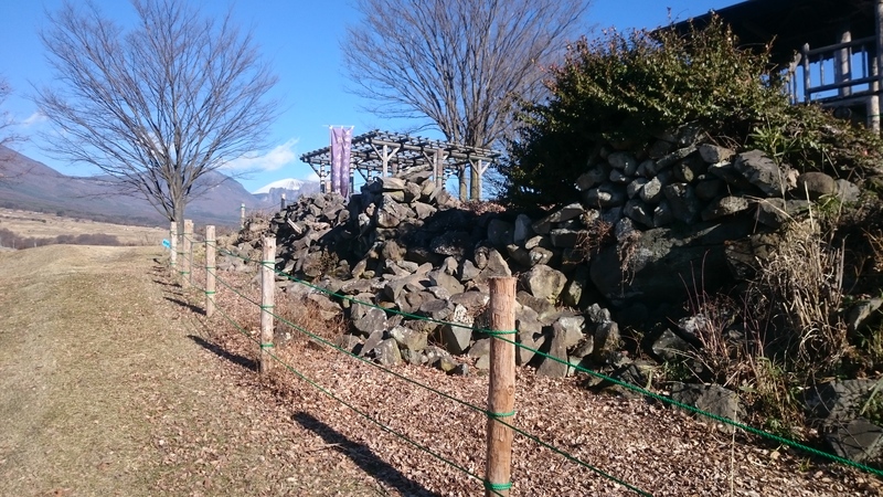 富士見城三の郭の石垣