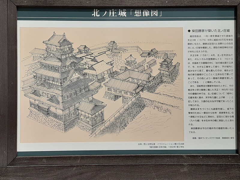 北ノ庄城想像図