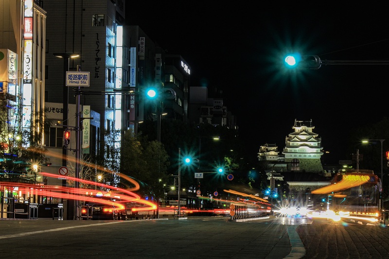 姫路駅前より、夜景