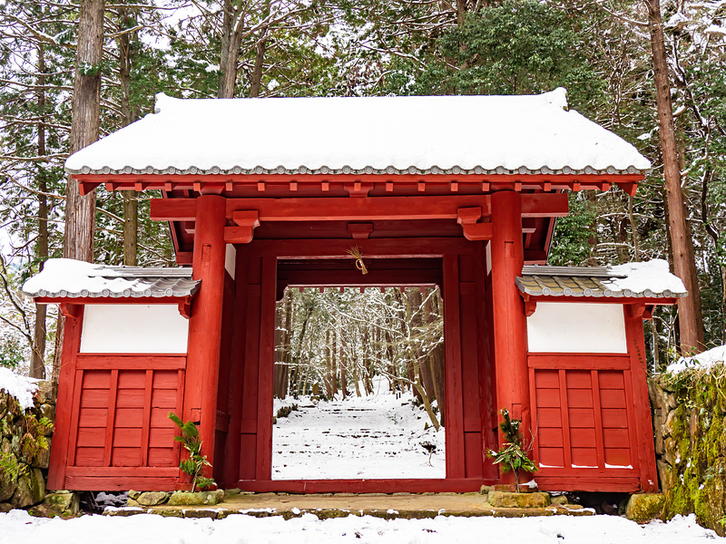 冬の赤門
