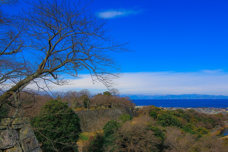 着見台から琵琶湖方面