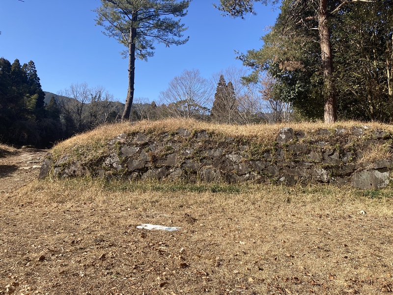 松尾城の石垣
