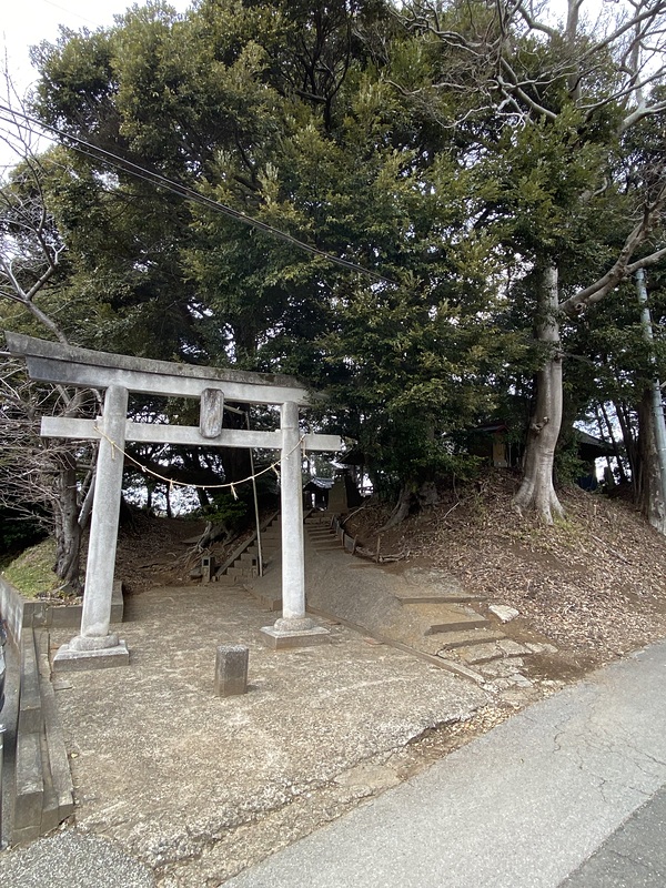 城跡付近の秋葉神社