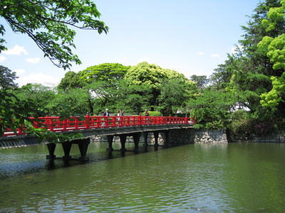 登城口にある橋