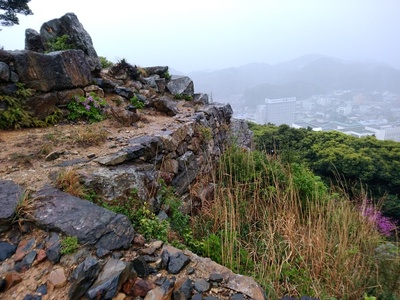 清水山城三の丸からの眺望