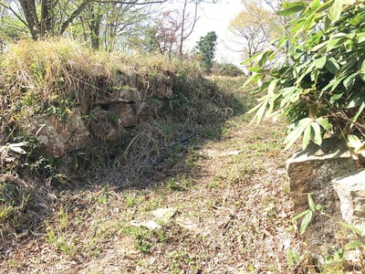 石垣の門跡