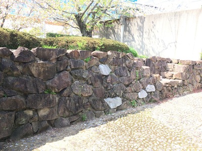 詰めの段　石垣