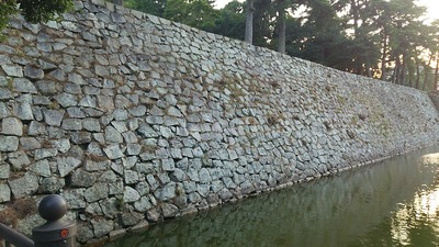 北側の石垣